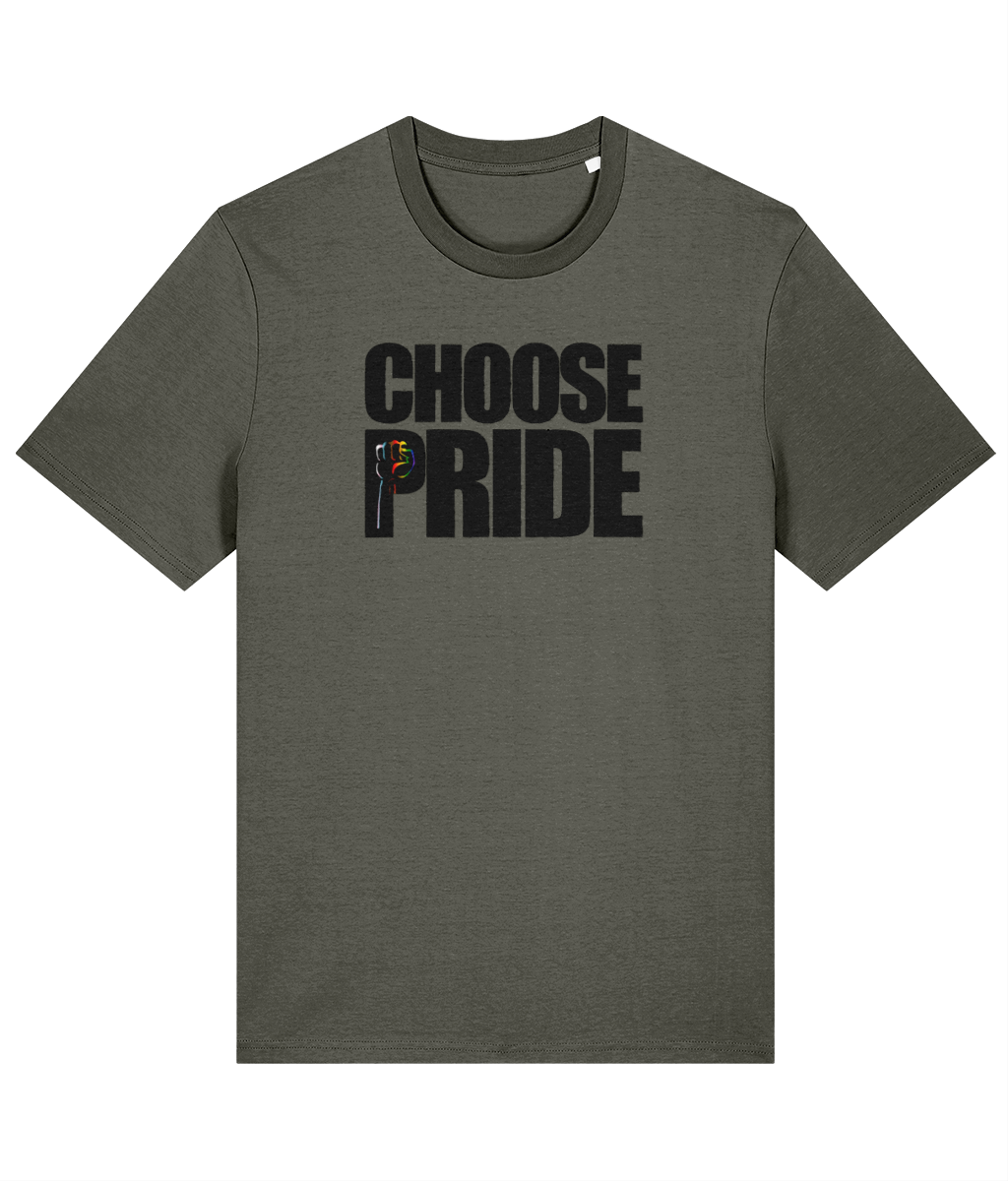 Choose Pride Organic Cotton Gay Pride T-shirt