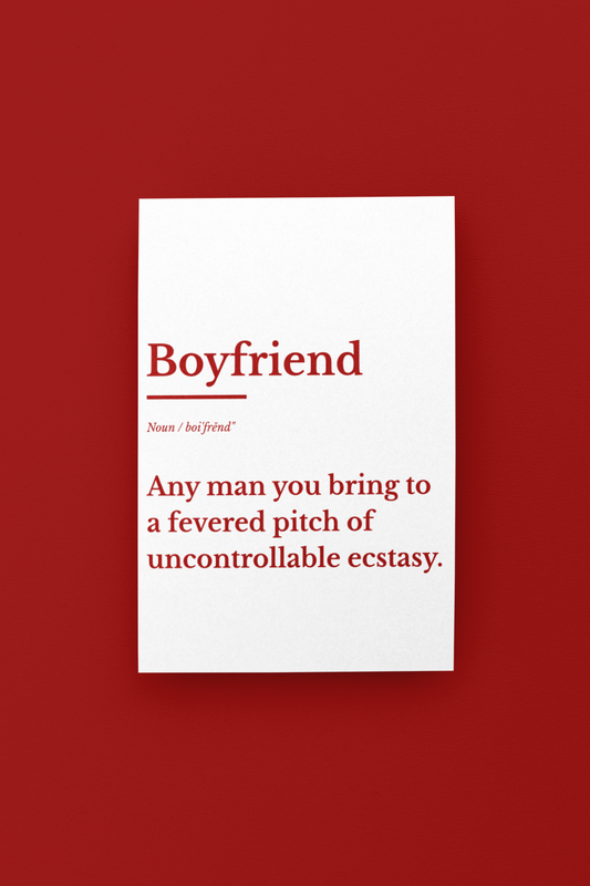 Boyfriend Printable Greetings Cards