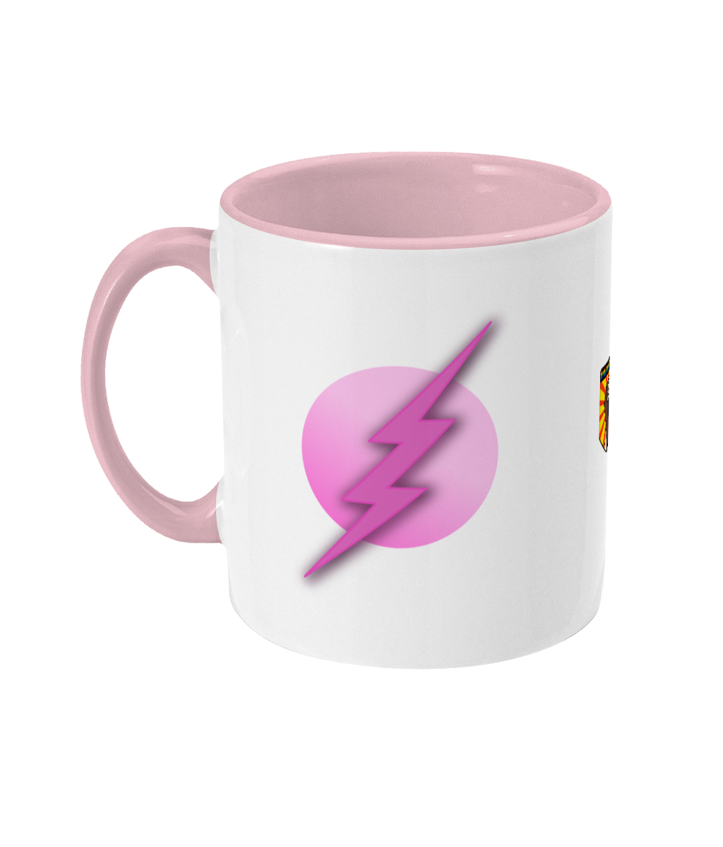 Pink Flash Two Toned Mug