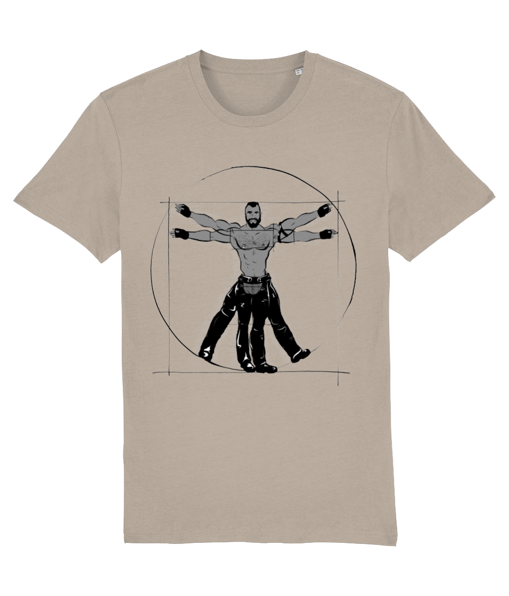 Gay Vitruvian Organic Cotton T-Shirt