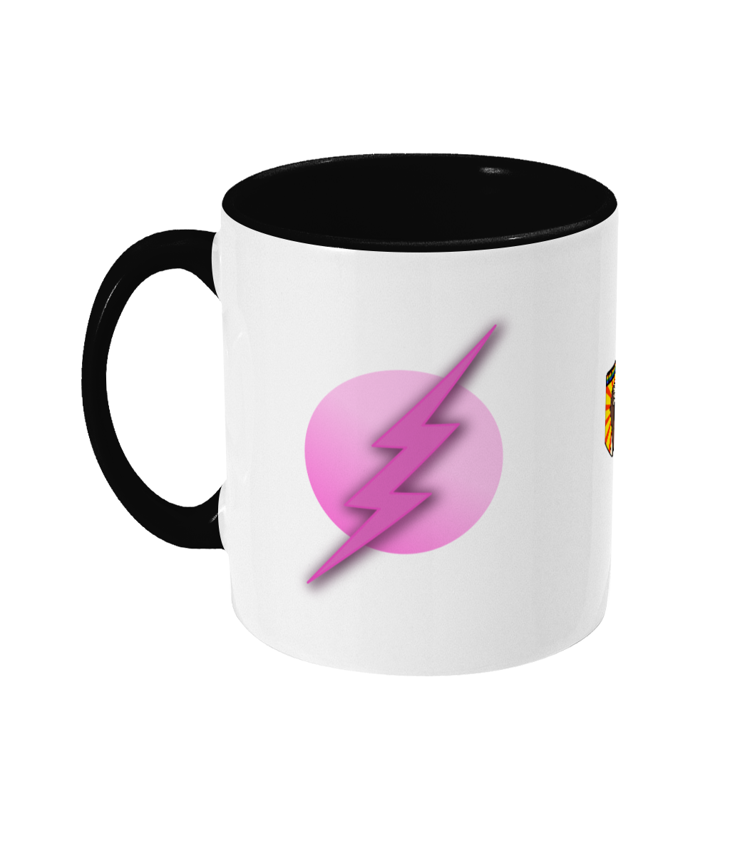 Pink Flash Two Toned Mug