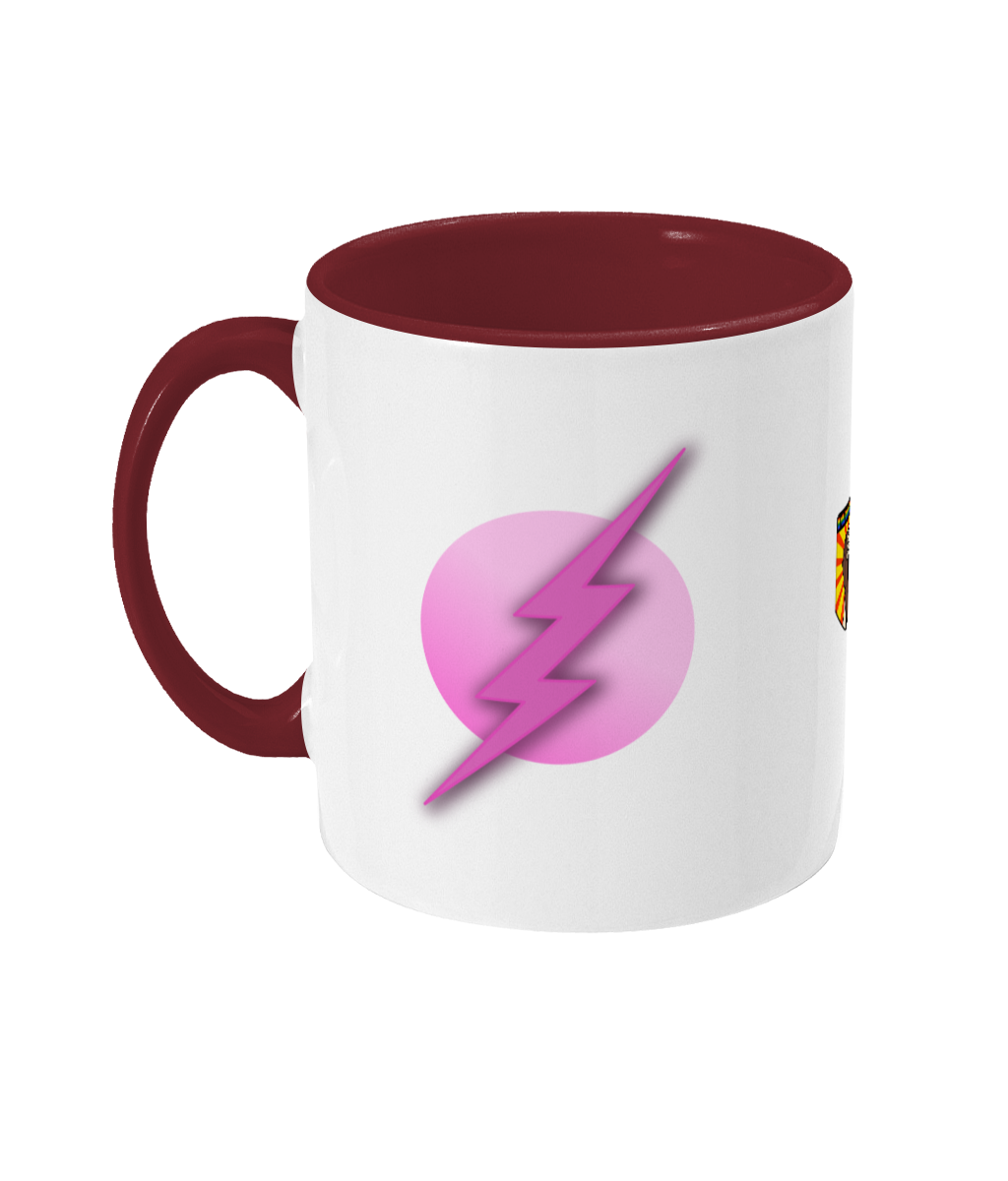 Pink Flash Two Toned Mug