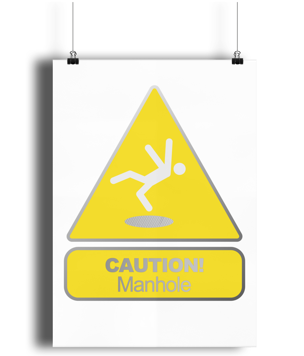 Manhole Lustre Art Print