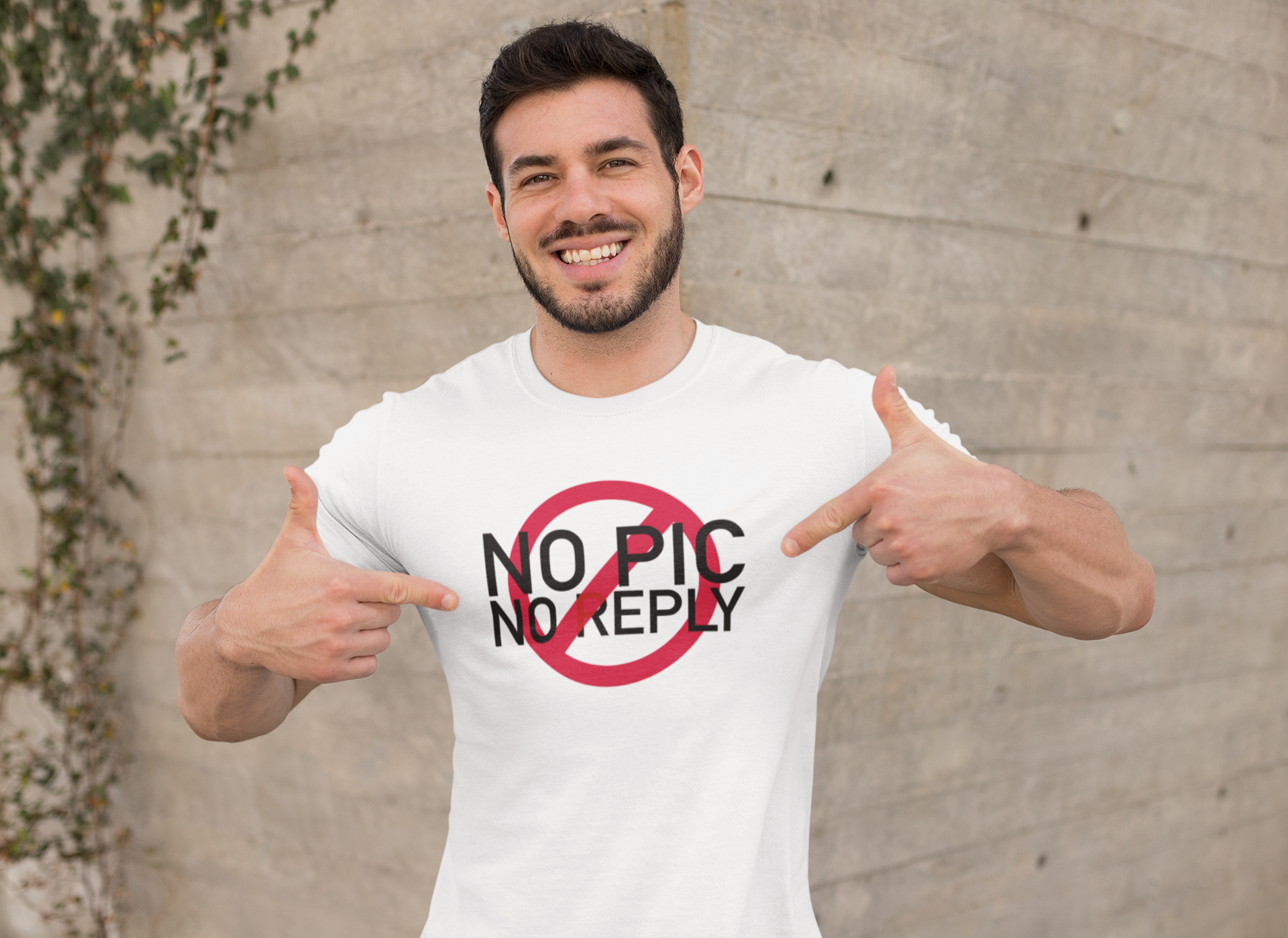 No Pic No Reply Organic Cotton T-Shirt