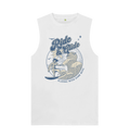 White Ride & Glide Organic Cotton Vest