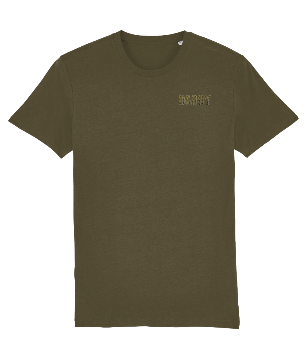 Daddy Embroidered Organic Cotton T-shirt