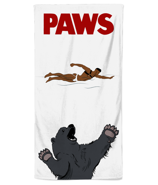Paws Beach Towel