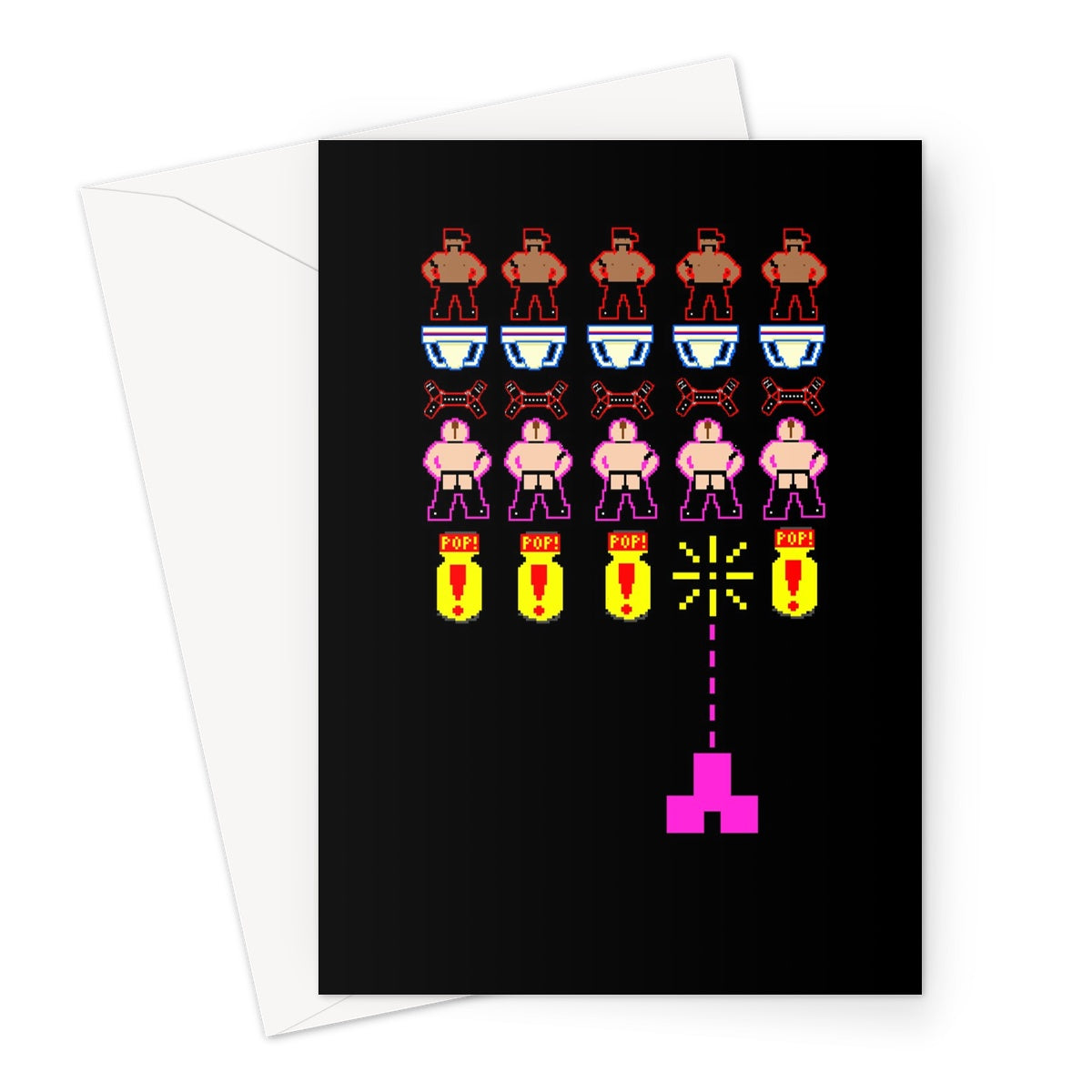 Space inGayders  Greeting Card