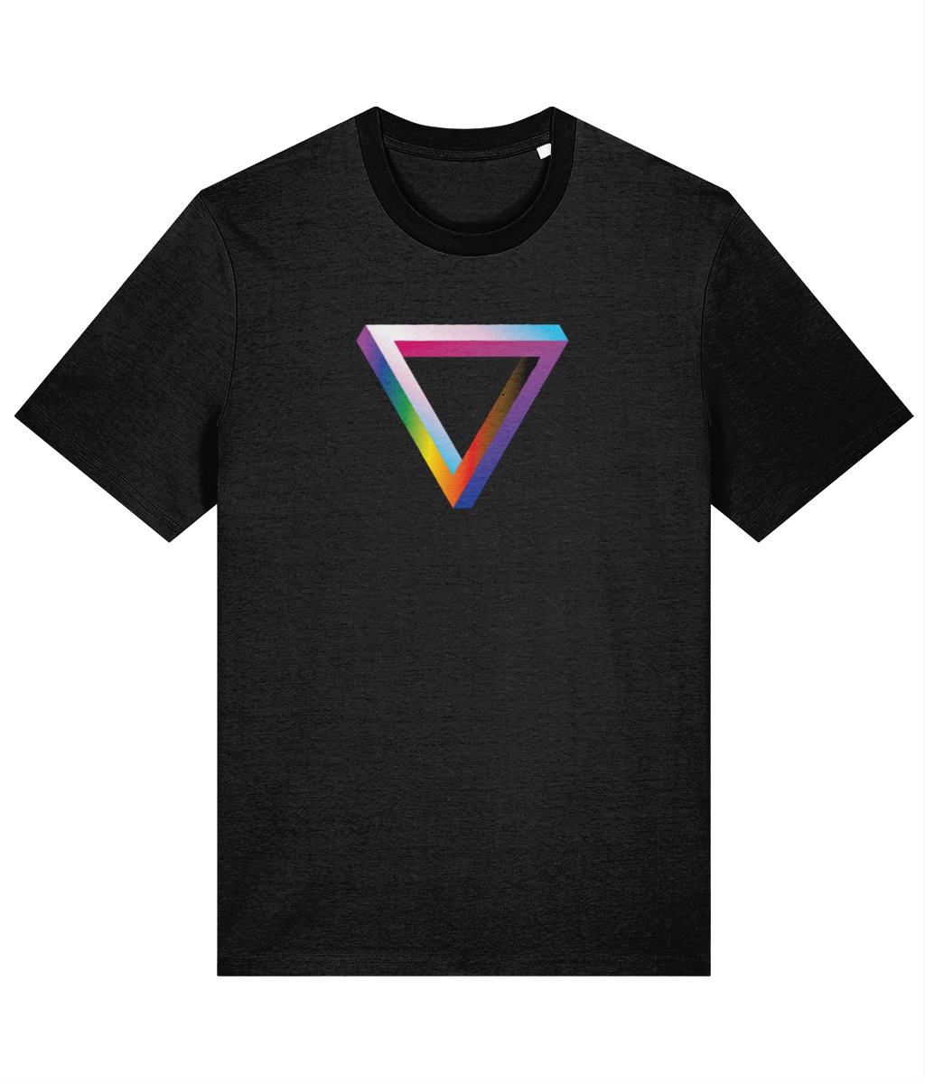 Impossible Triangle Bisexual Edition Organic Cotton T-shirt