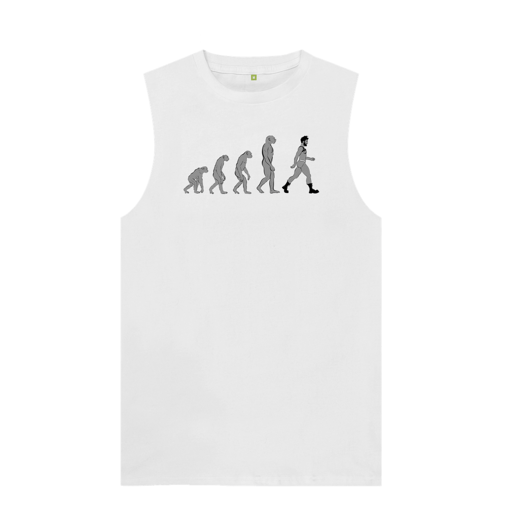 White gayVolution Organic Cotton Vest