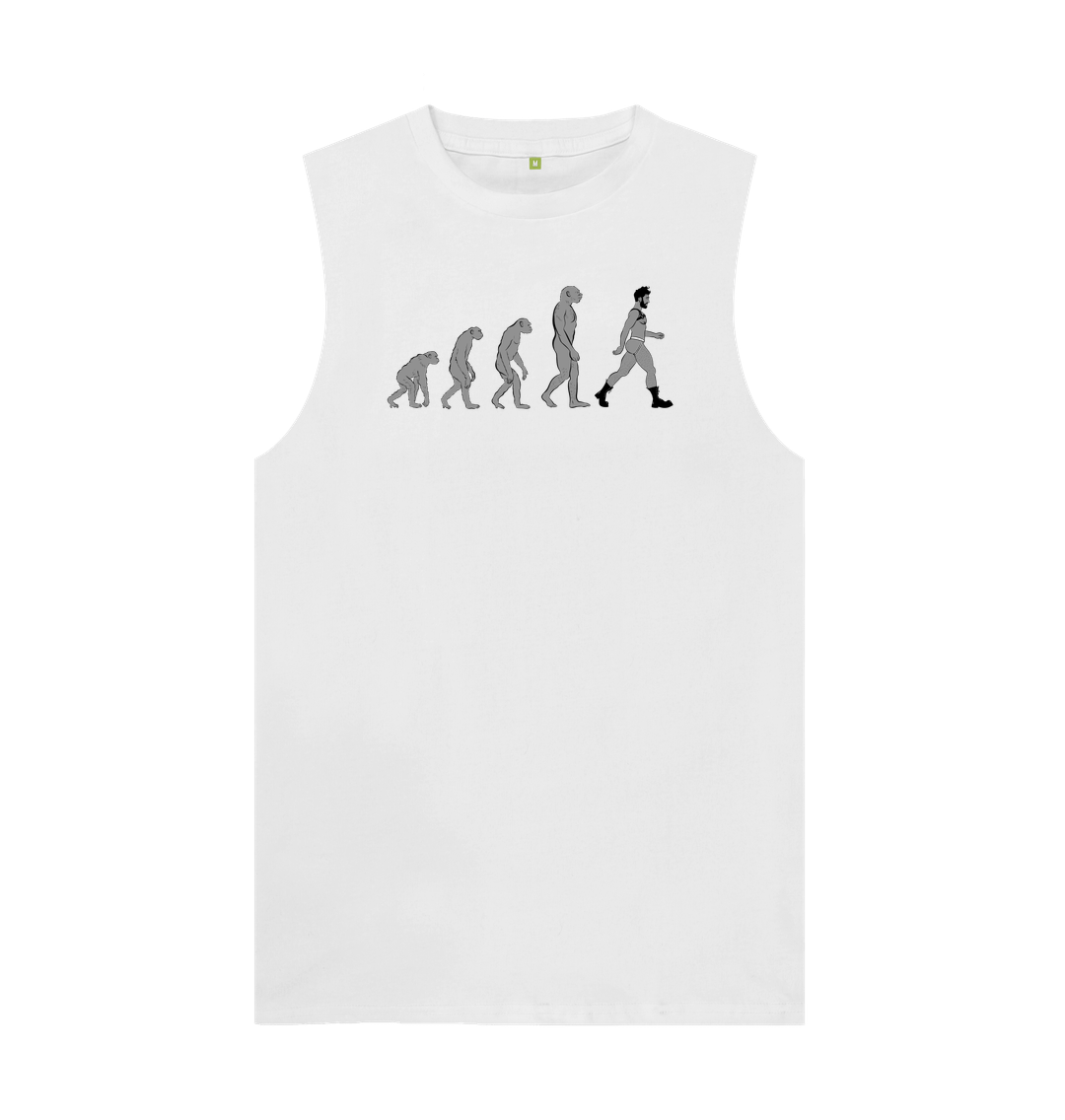 White gayVolution Organic Cotton Vest