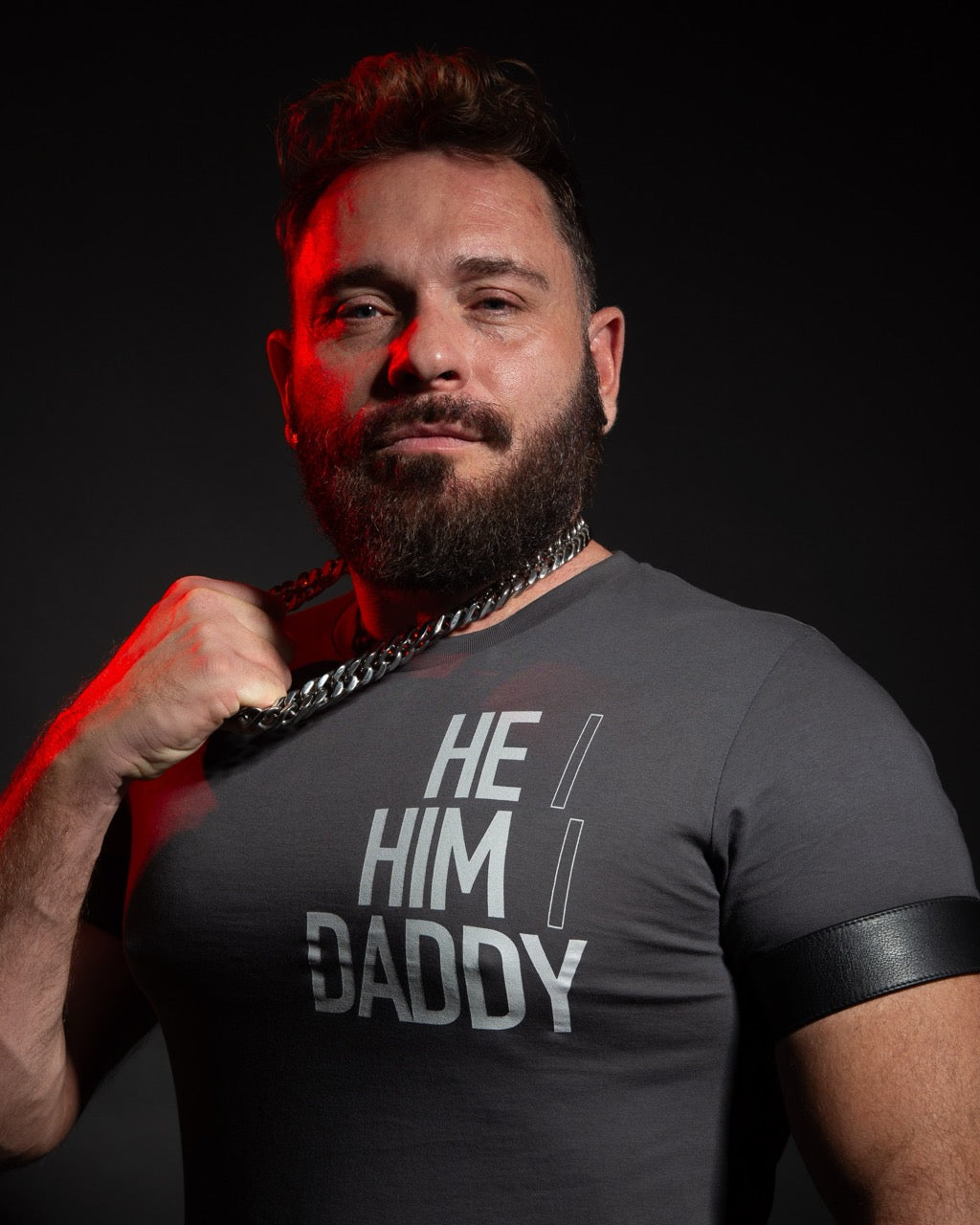 He/Him/Daddy Organic Cotton T-shirt
