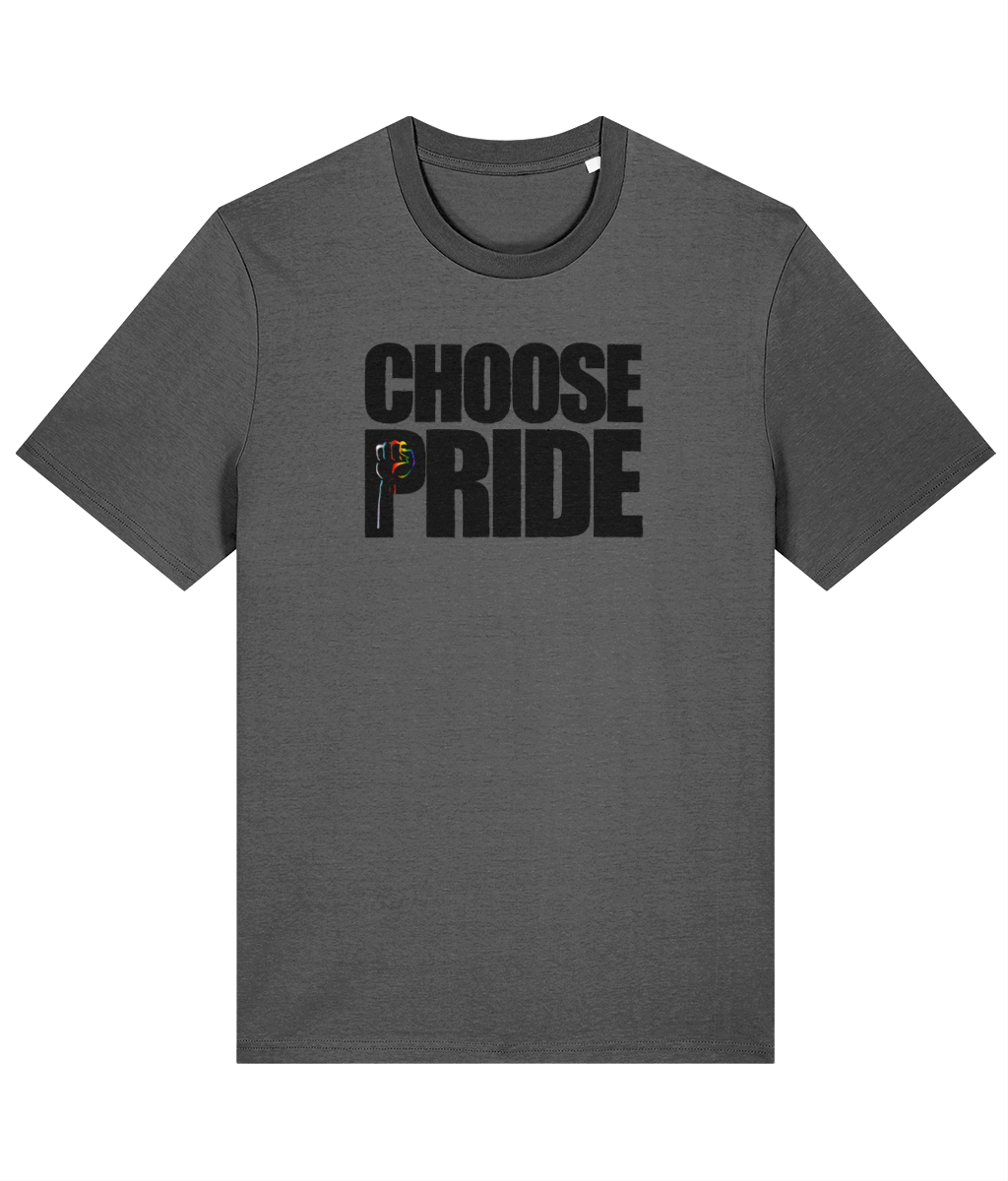 Choose Pride Organic Cotton Gay Pride T-shirt