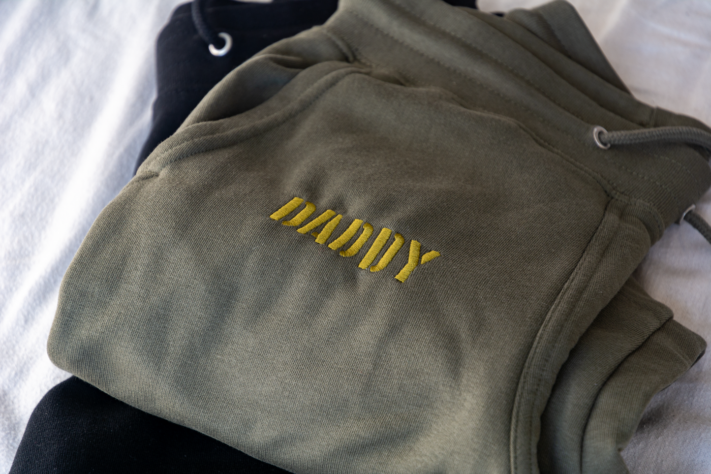Daddy Embroidered Organic Joggers