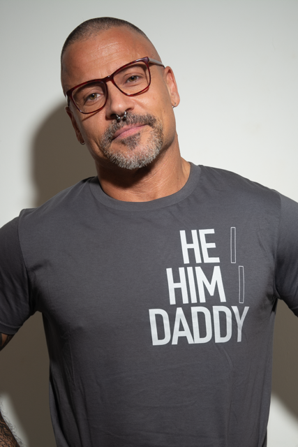 He/Him/Daddy Organic Cotton T-shirt