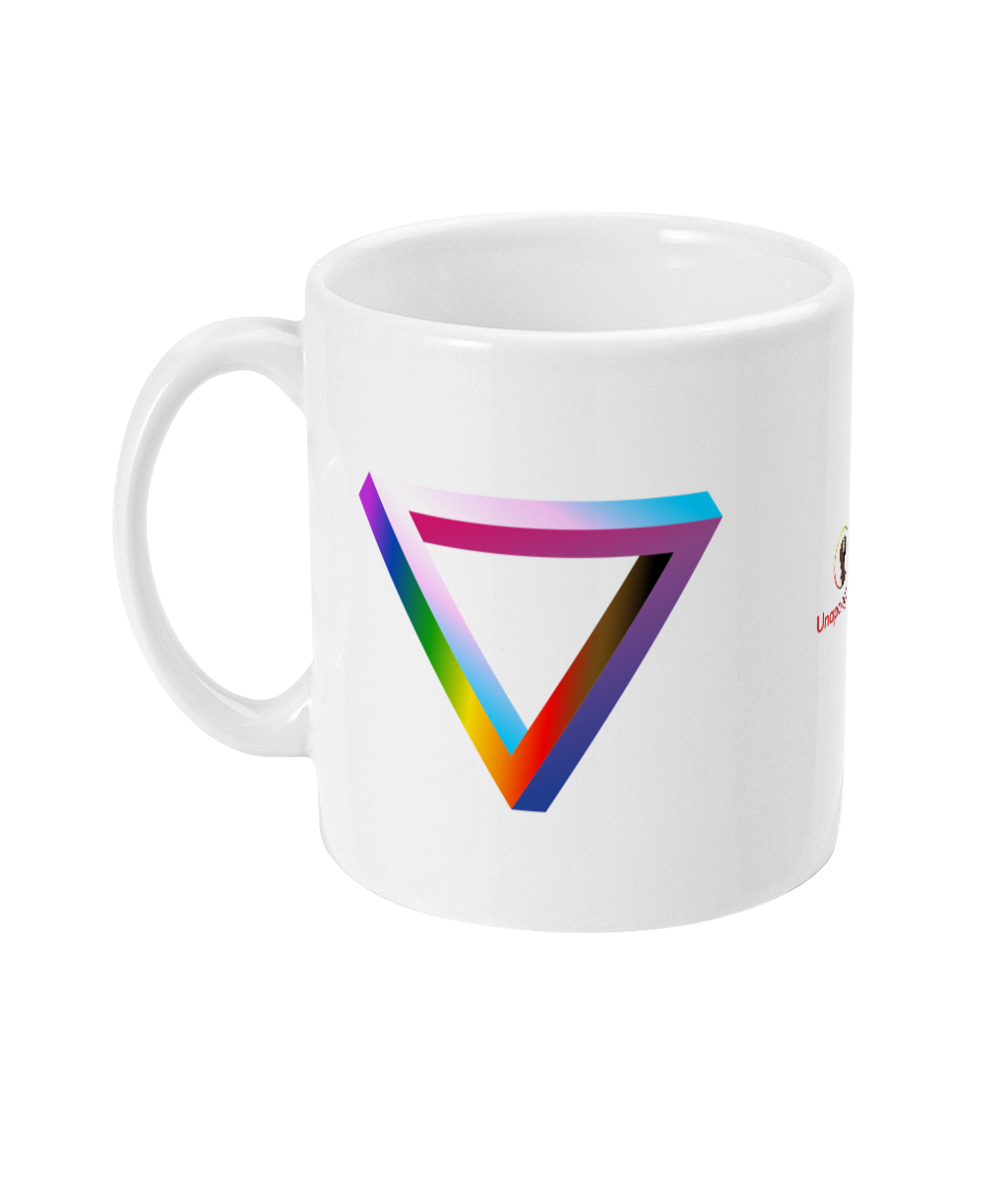 Impossible Triangle Bisexual Minimalist 11oz Mug