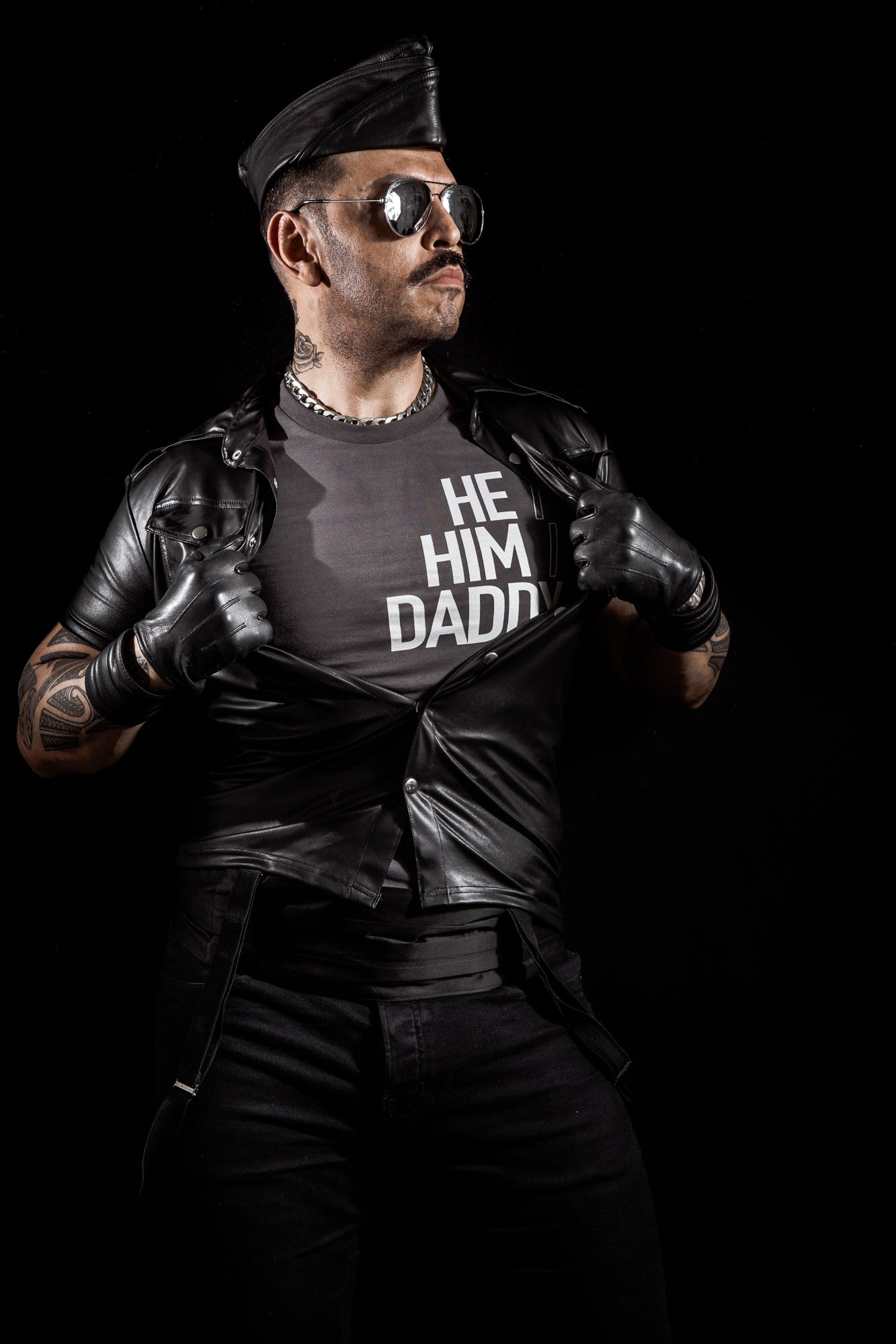 He/Him/Daddy Organic Cotton T-shirt