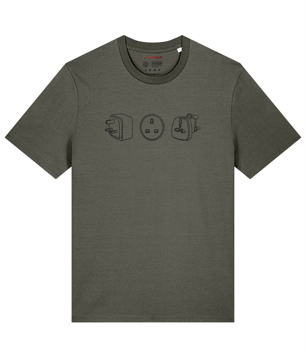 Sockets & Plugs Organic Cotton T-shirt
