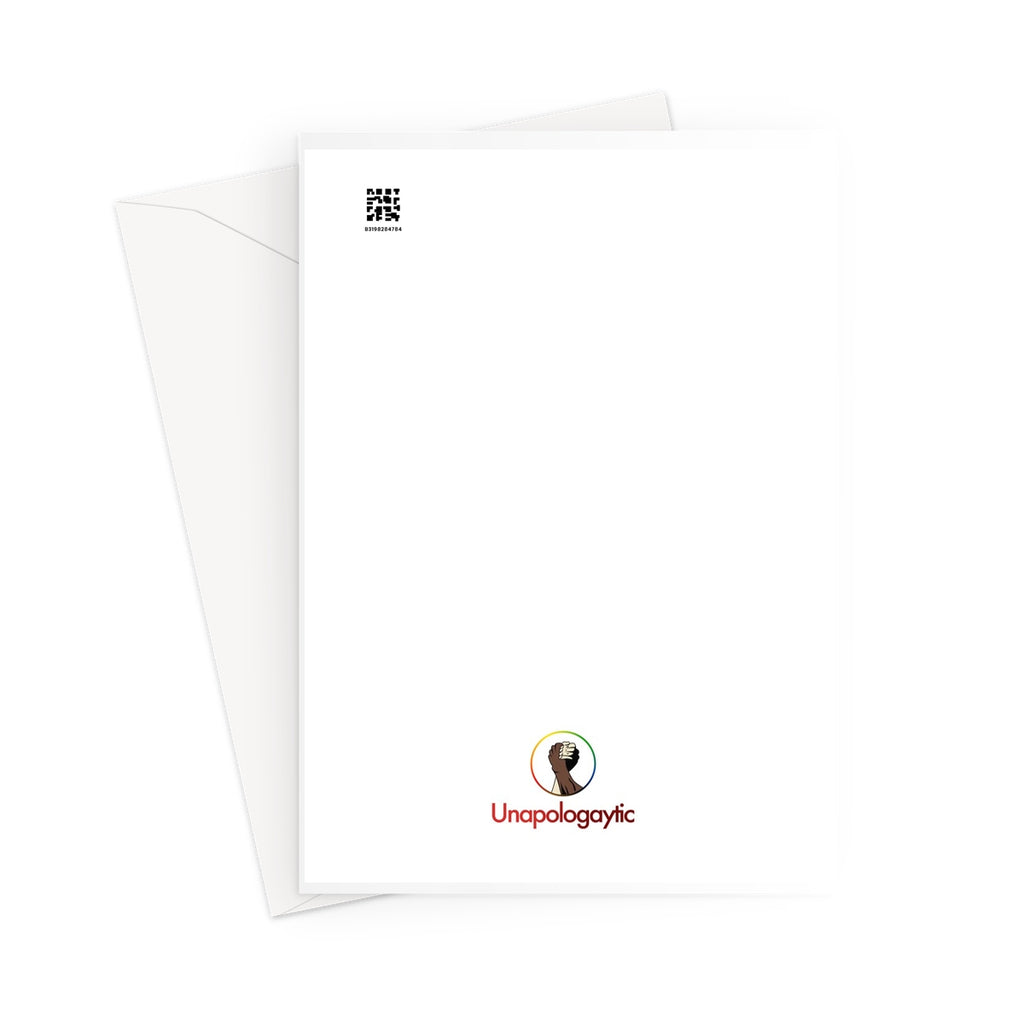 Gay Vitruvian Matte Art Print Greeting Card