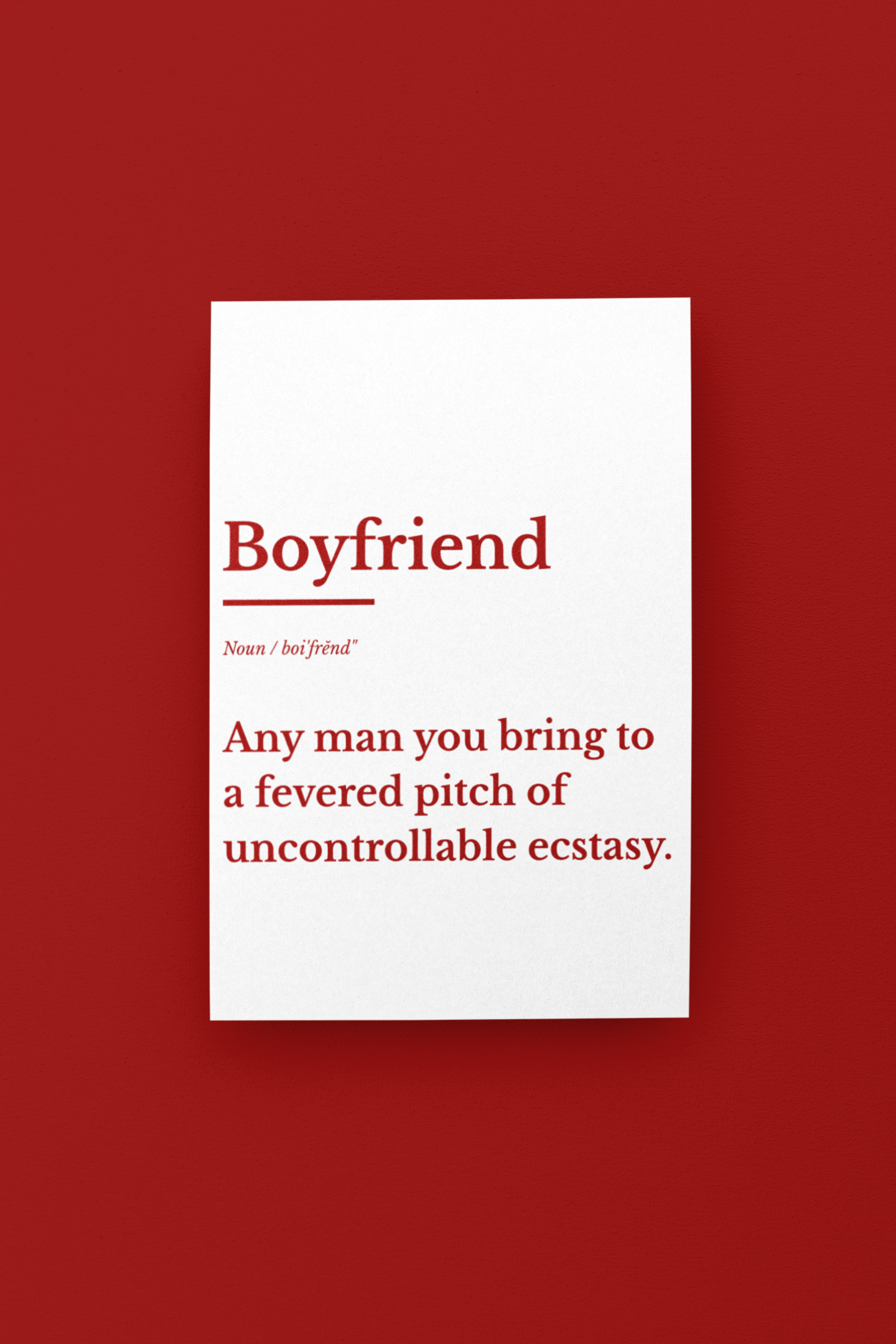 Boyfriend Printable Greetings Cards
