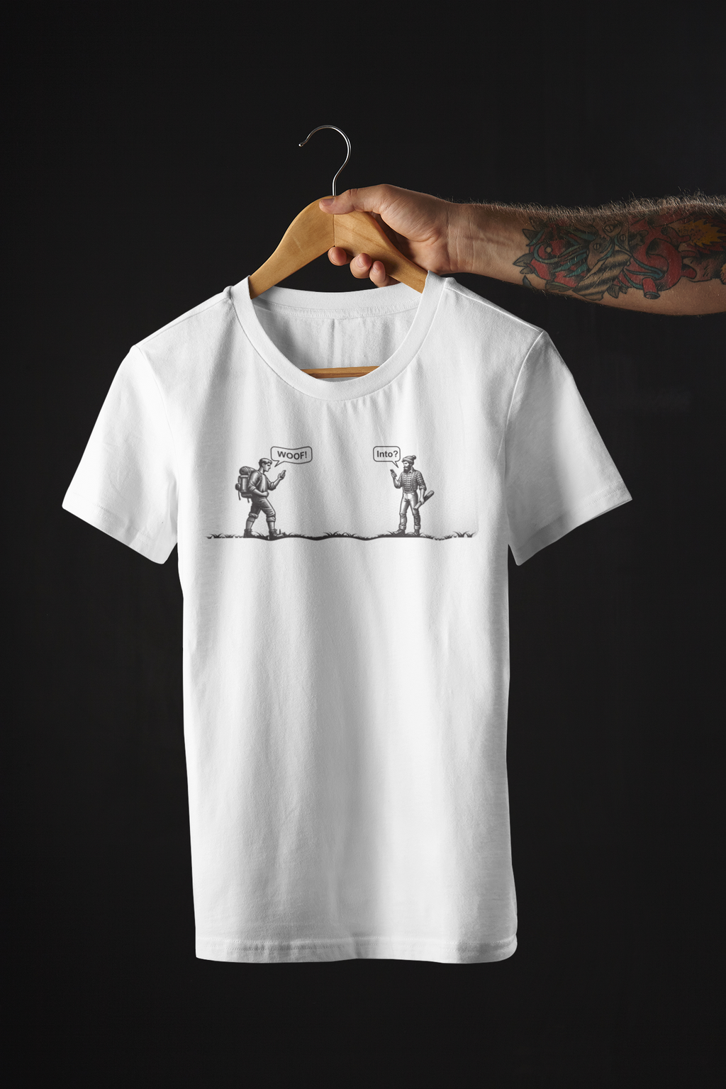 Woof Into Organic Cotton T-shirt