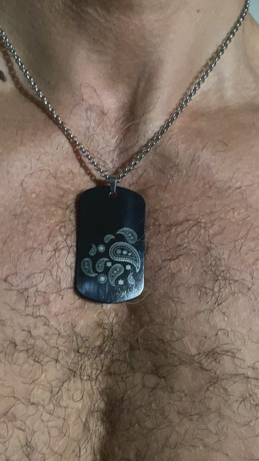 Hanky Code Black Aluminium Tag