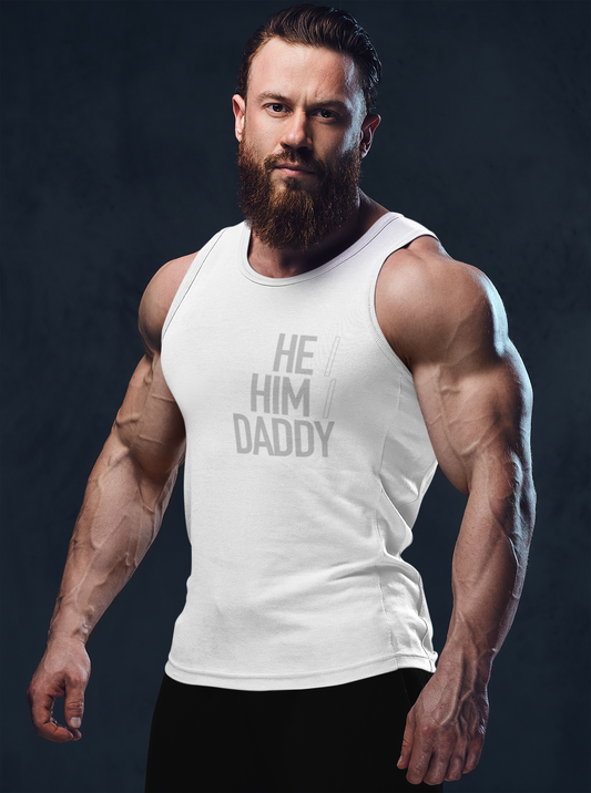 He/Him/Daddy Organic Tank Top