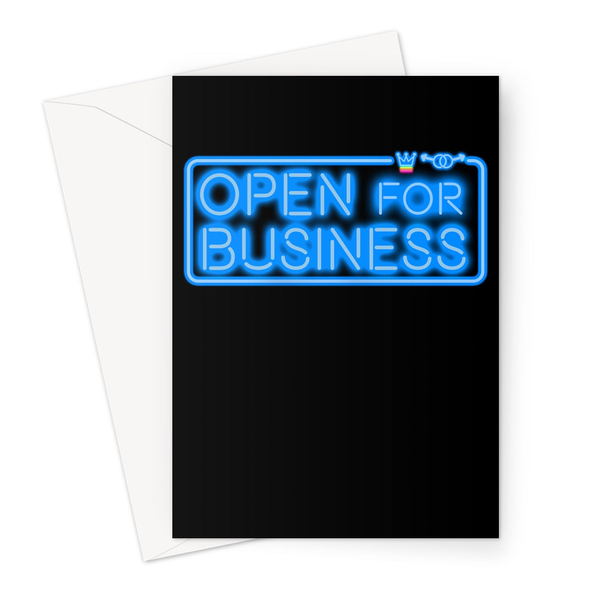 Open for Biz Greeting Card