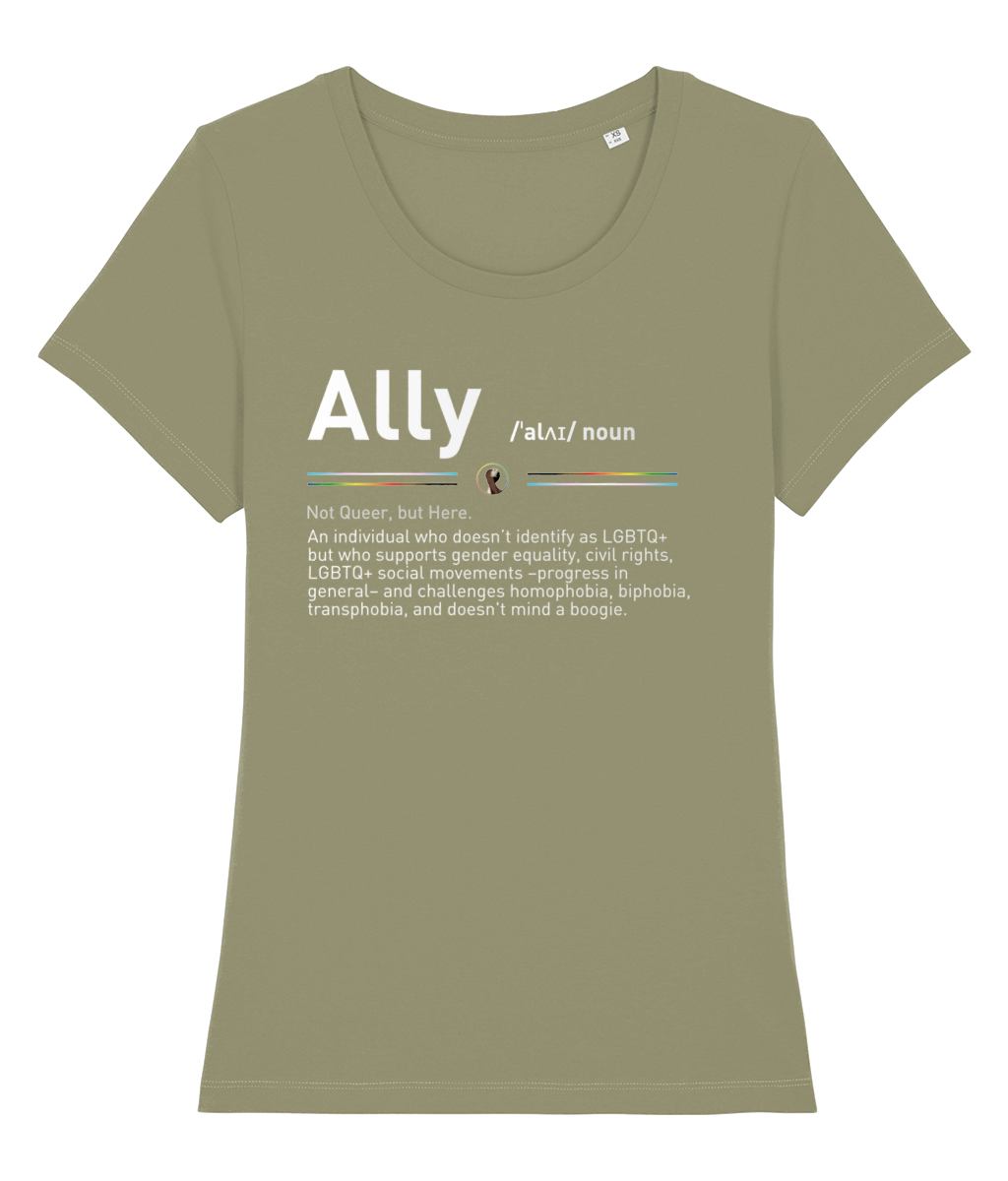 Straight Female Ally Organic Cotton T-shirt
