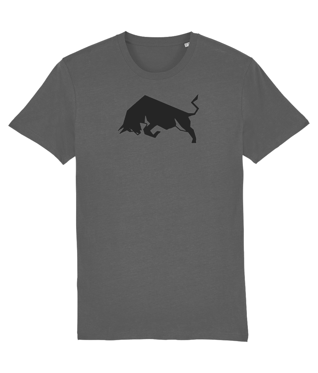 Charcoal Bull Organic Cotton T-Shirt