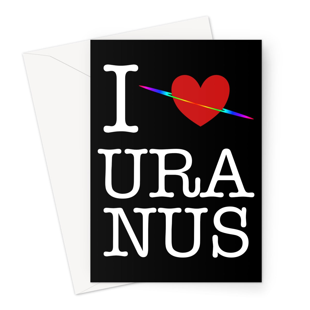 Uranus Greeting Card
