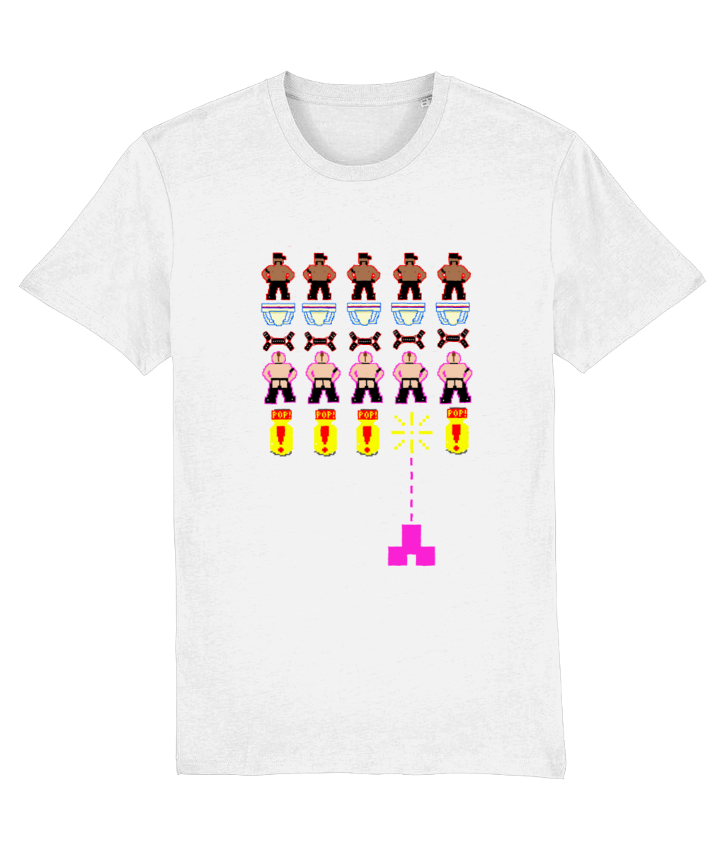 Gay Space Invaders Organic Cotton T-Shirt