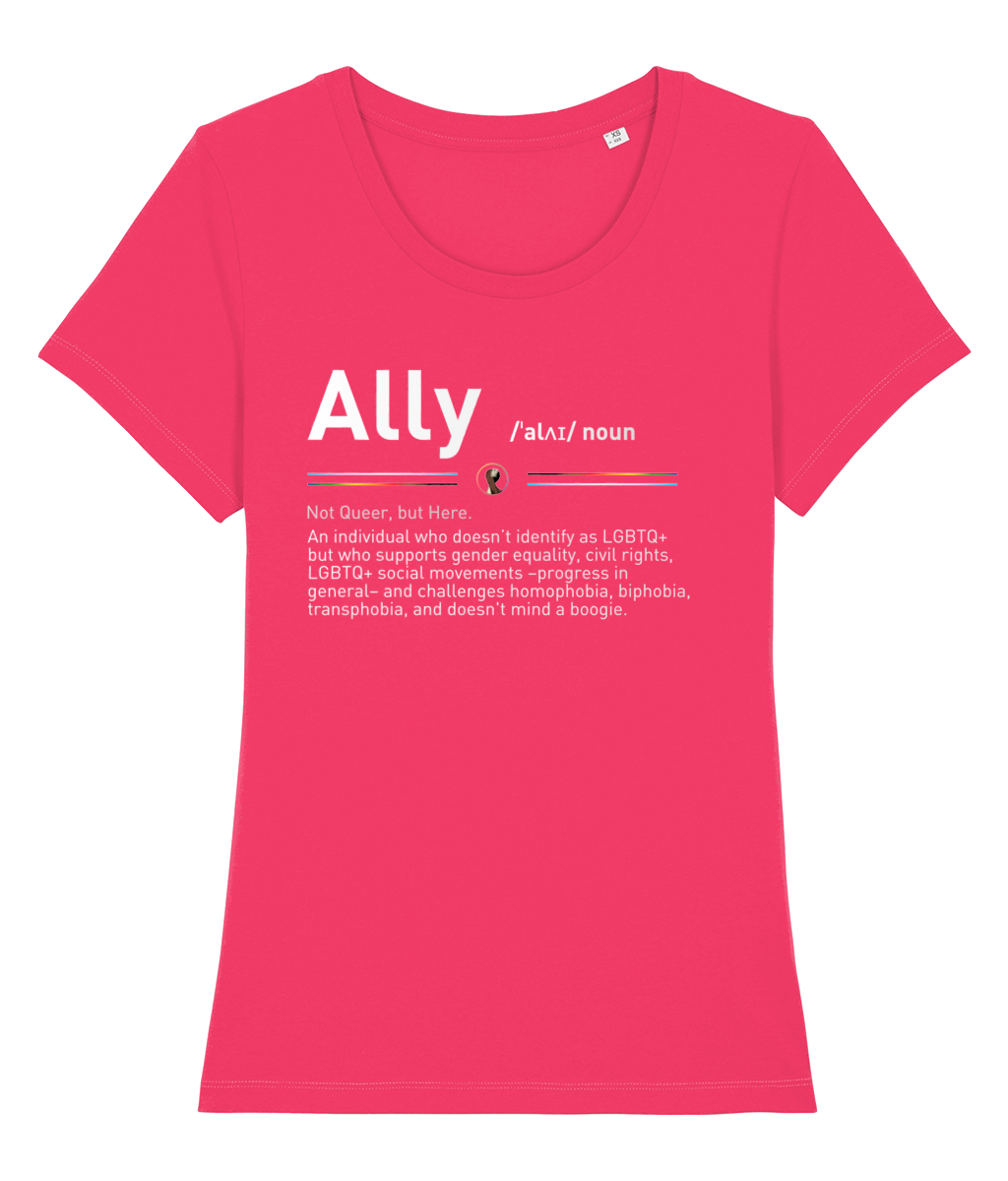 Straight Female Ally Organic Cotton T-shirt
