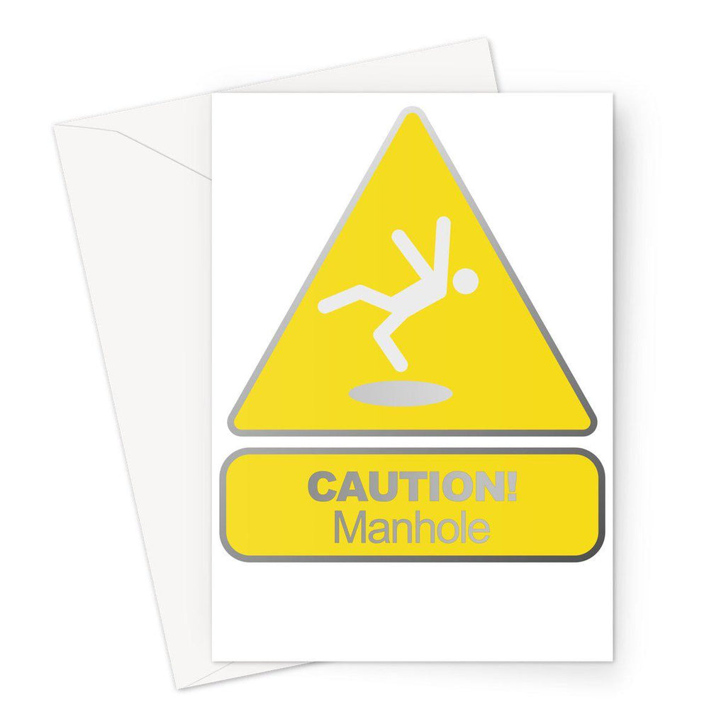 Manhole Greeting Card