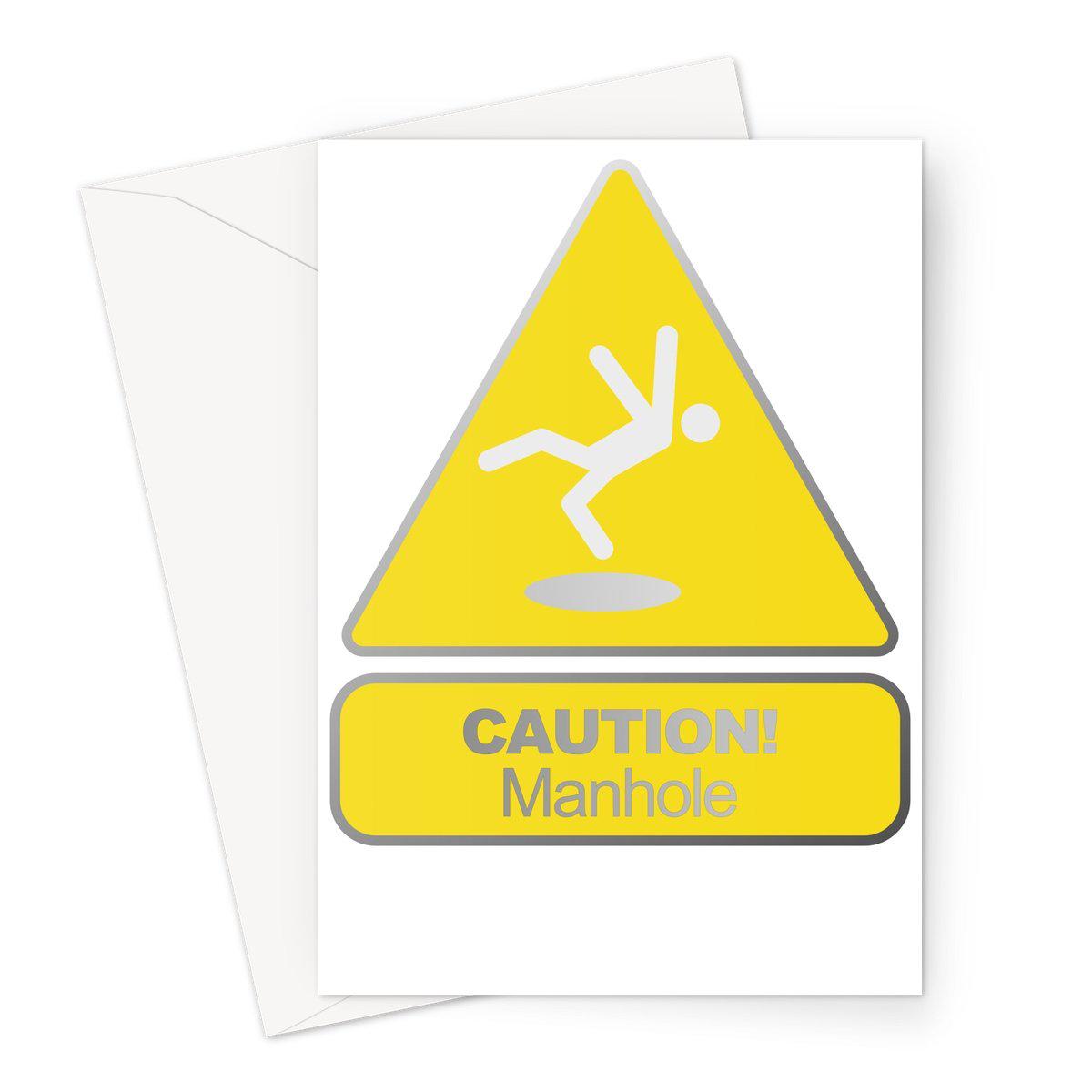 Manhole Greeting Card