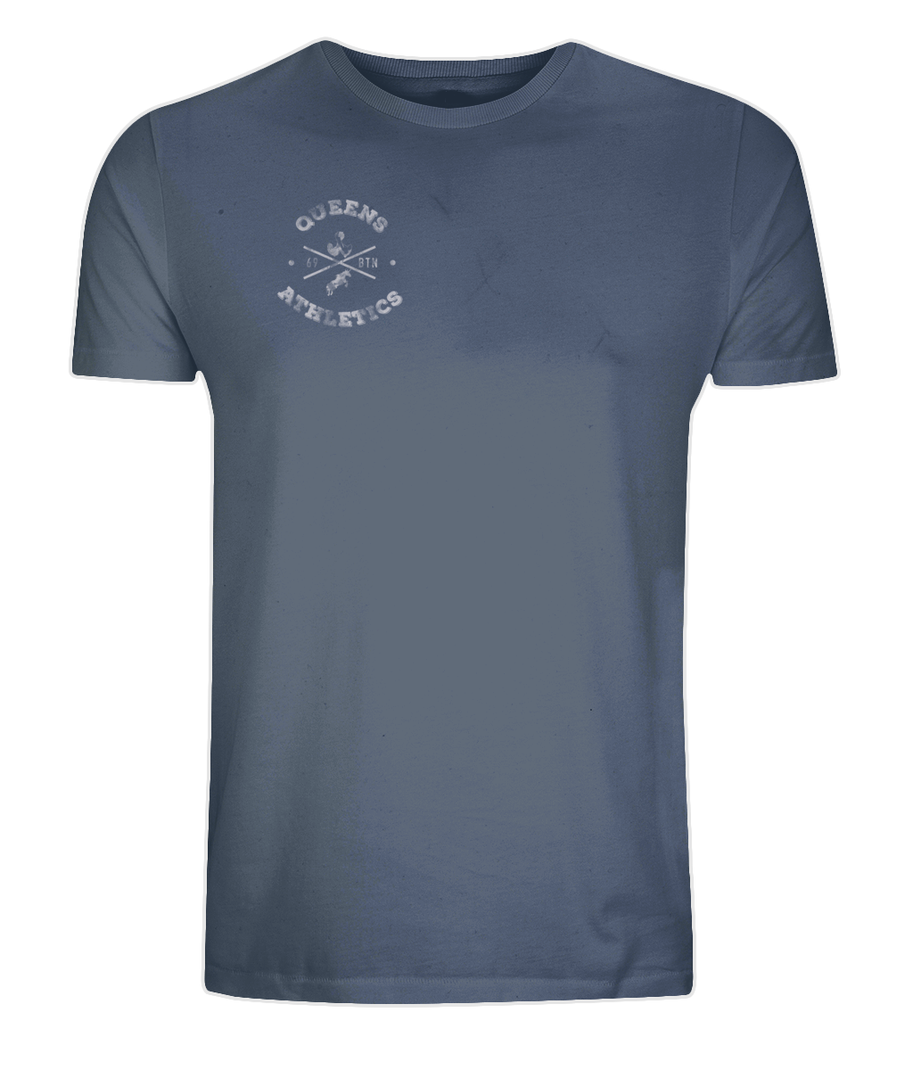 Queens Athletics Emblem Organic Cotton T-Shirt