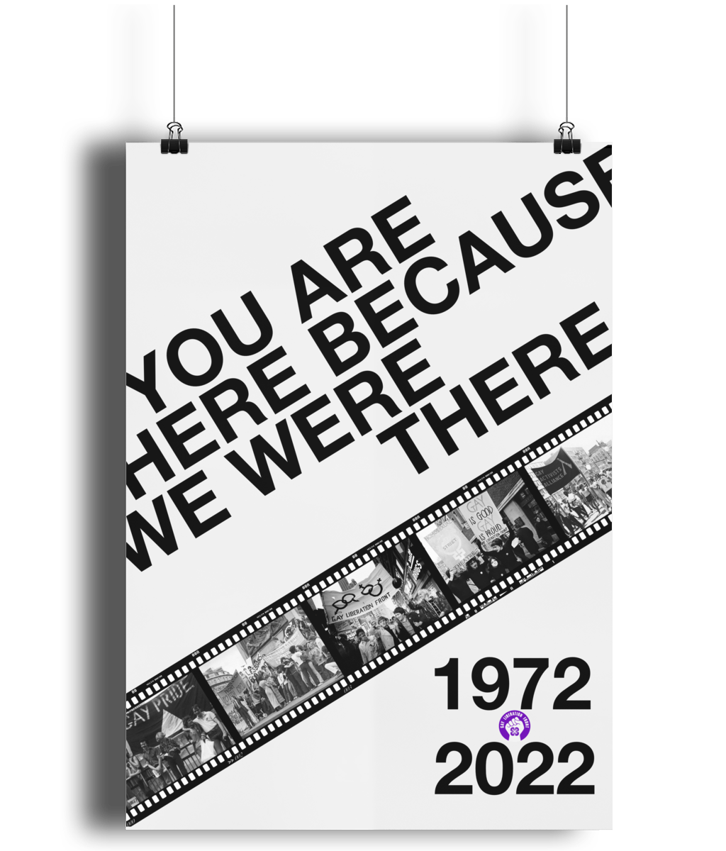 You Are Here Because We Were There GLF Matte A4 Art Print
