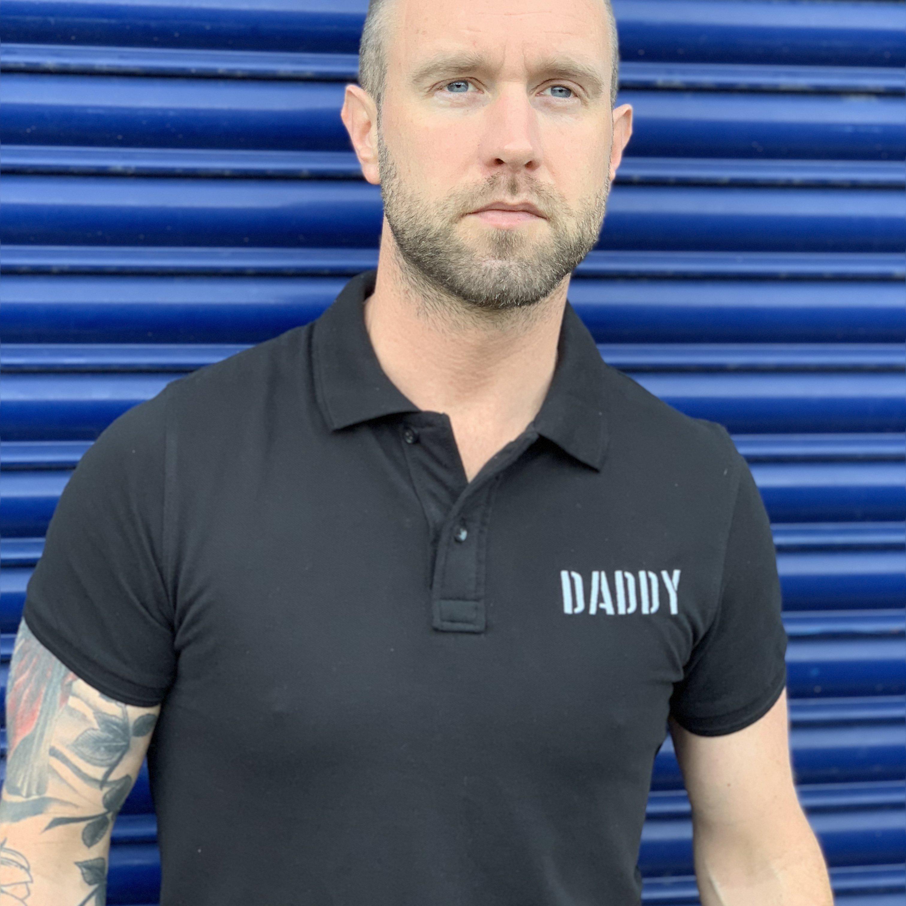 Daddy Organic Cotton Embroidered Polo Shirt