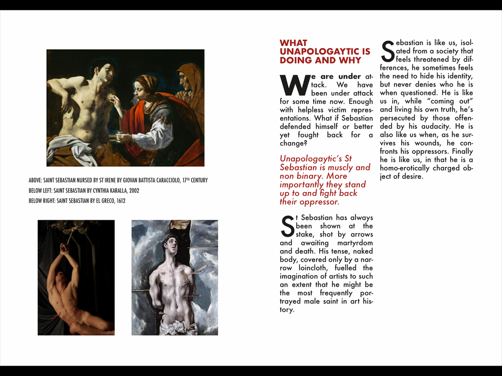 St Sebastian Unapologayzine