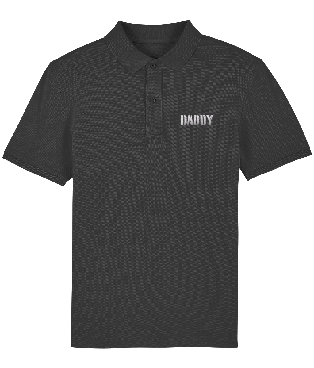 Daddy Organic Cotton Embroidered Polo Shirt