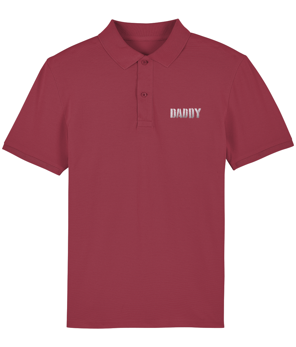 Daddy Organic Cotton Embroidered Polo Shirt