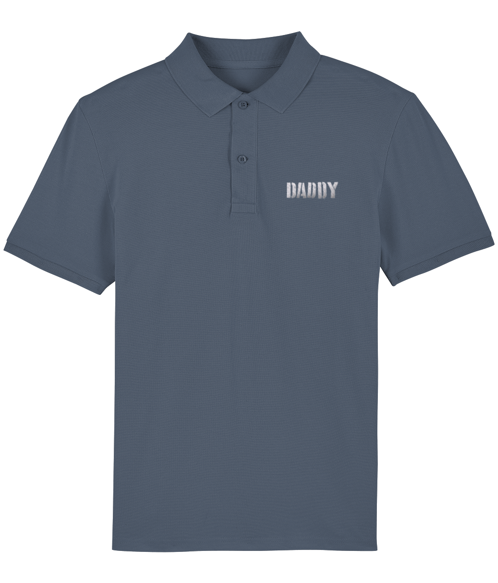 Daddy Organic Cotton Embroidered Polo Shirt