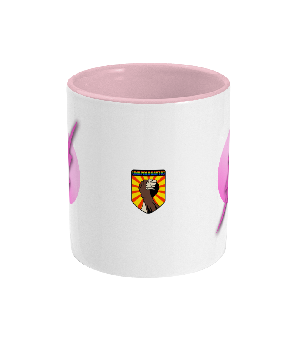 Pink Flash Two Toned Mug