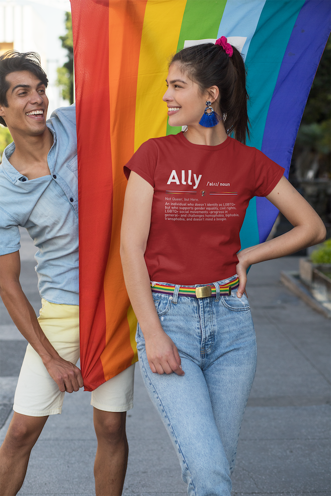 Straight Female Ally Organic Cotton T-shirt