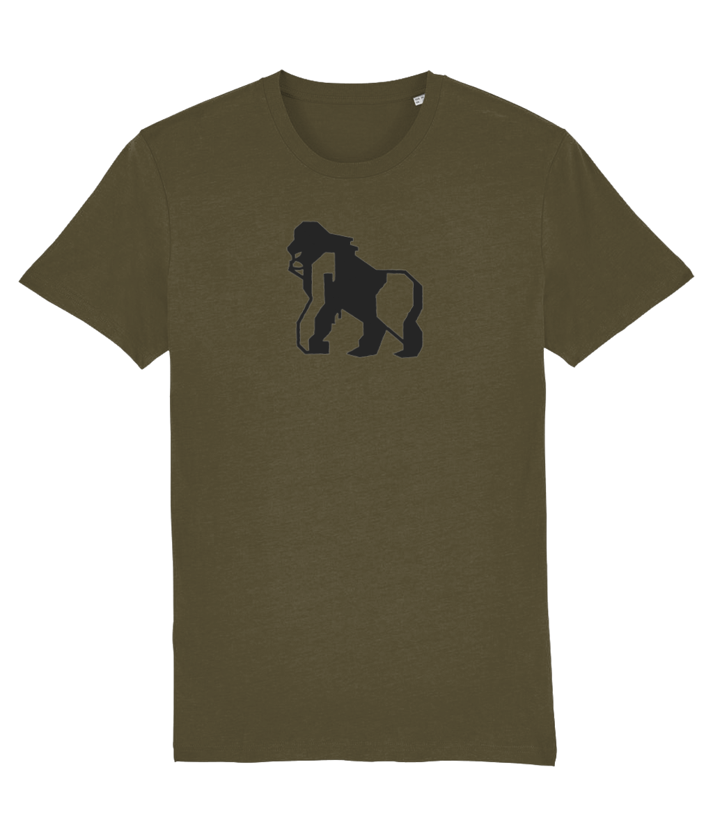 British Khaki Gorilla/Gayrilla Organic Cotton T-Shirt
