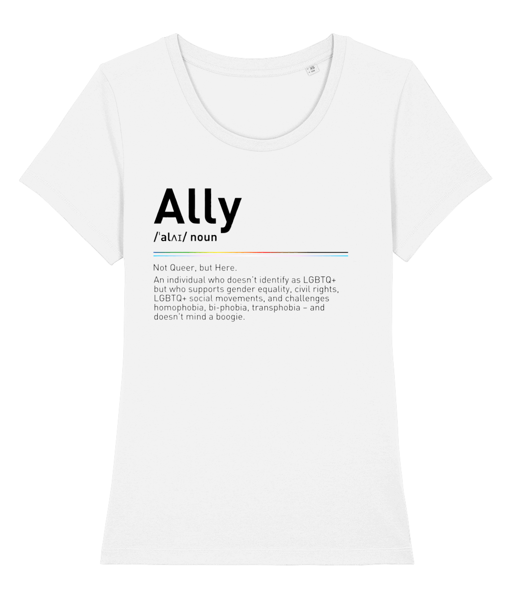 Straight Female Ally Organic Cotton T-shirt