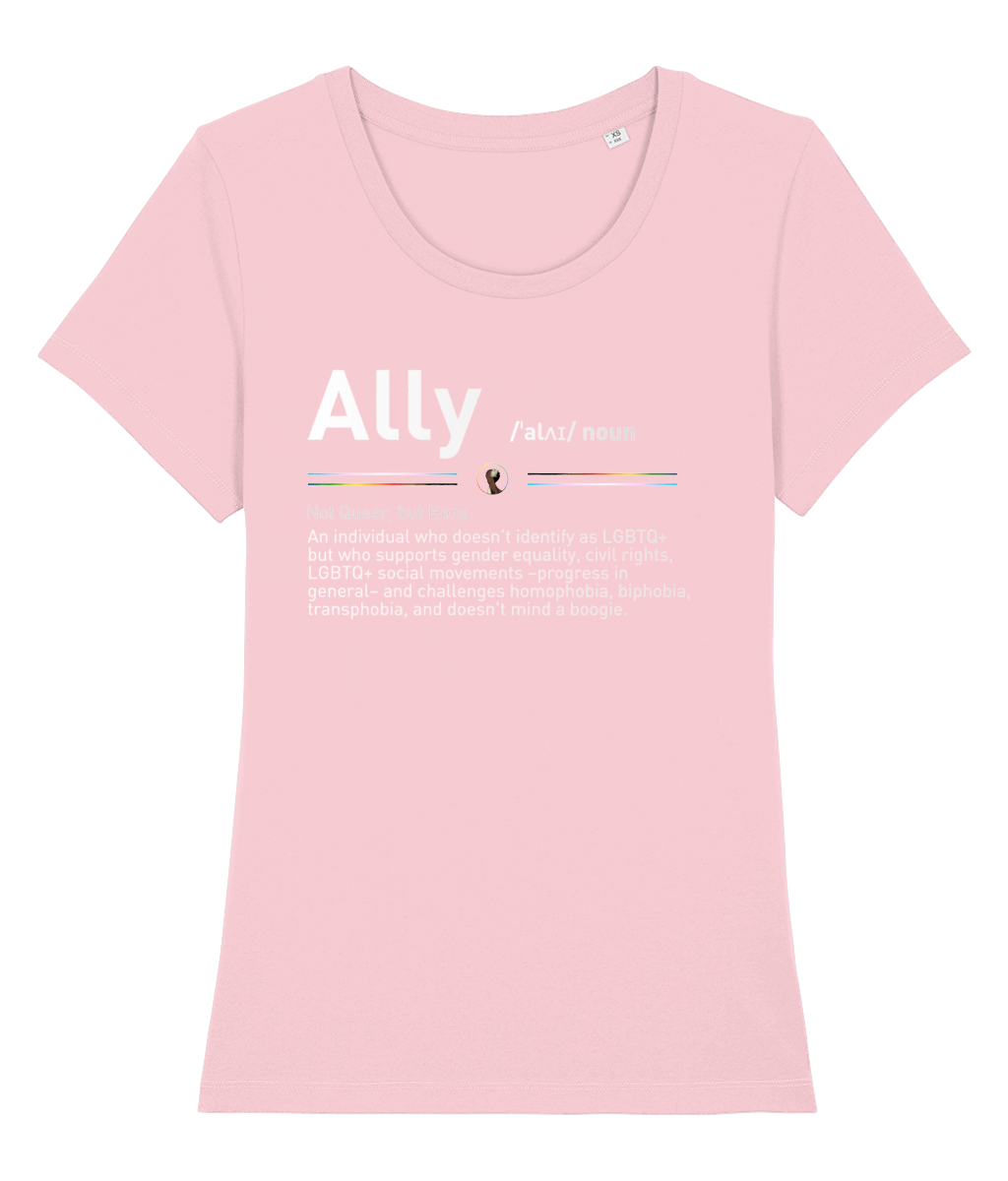 Straight Female Ally Organic Cotton T-shirt