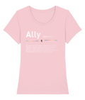 Straight Female Ally Organic Cotton T-shirt