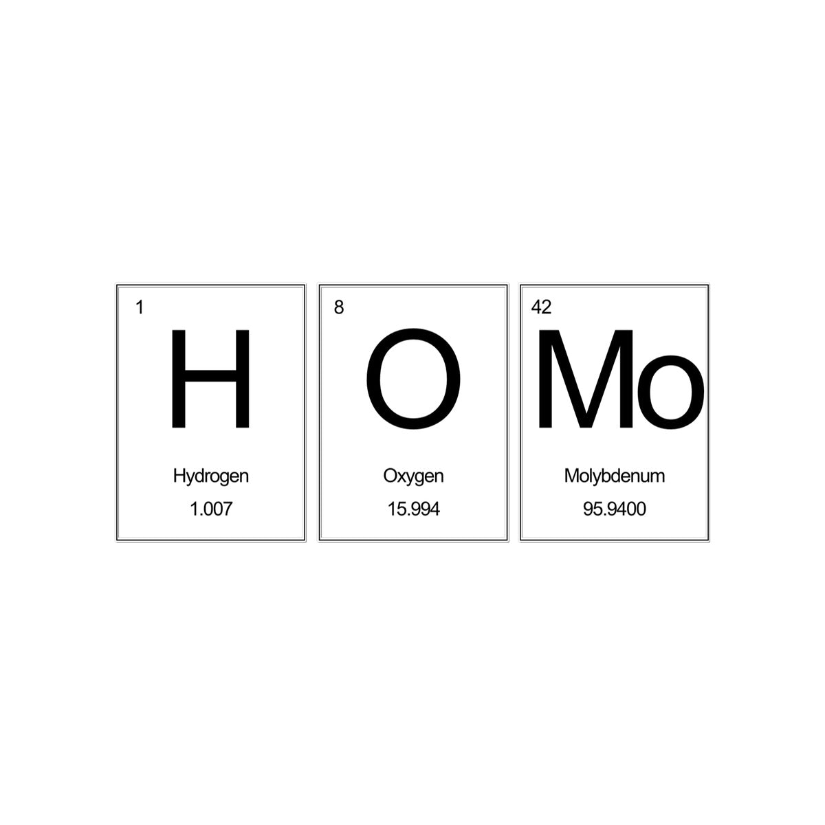 HOMo Black ink Temporary Tattoo