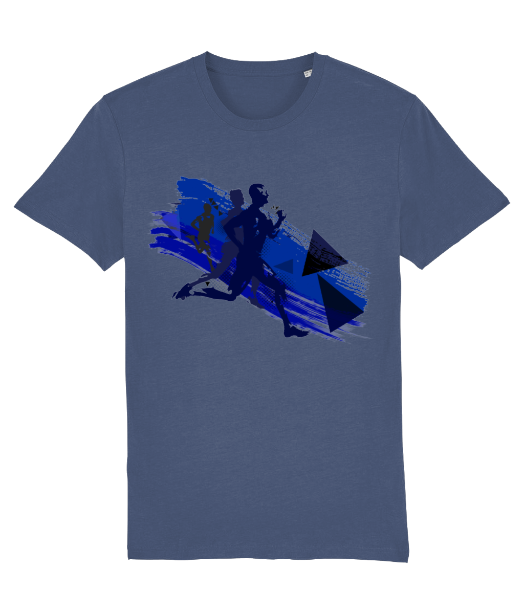 Gay Running T-Shirt in Blue